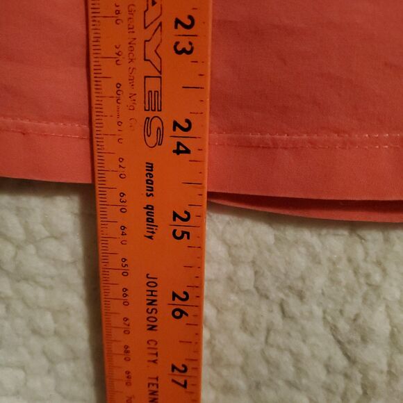 Dressbarn Womens Size 1X - 3/4 Sleeve Button Up Peach/Salmon Blouse/Shirt/Top - Picture 16 of 16